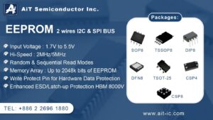 EEPROM 存储器 I2C & SPI BUS_ 多封装选择